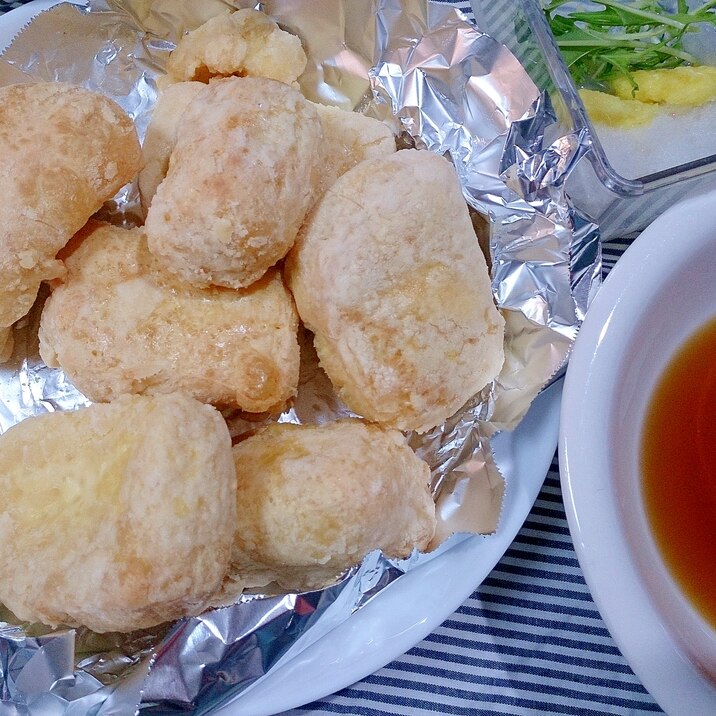 島豆腐の揚げ出し豆腐(ノンフライヤー)